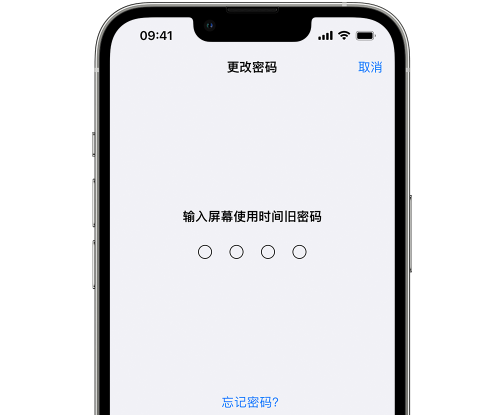 辰溪iPhone屏幕维修分享iPhone屏幕使用时间密码忘记了怎么办 