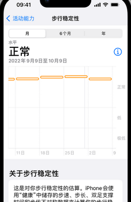 辰溪iPhone手机维修如何在iPhone开启'步行稳定性通知'