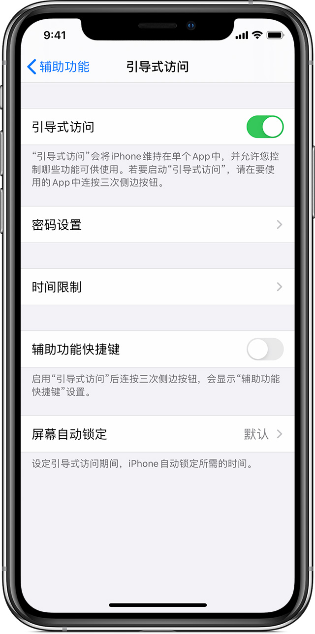 辰溪苹果手机维修分享如何在 iPhone 上退出引导式访问 