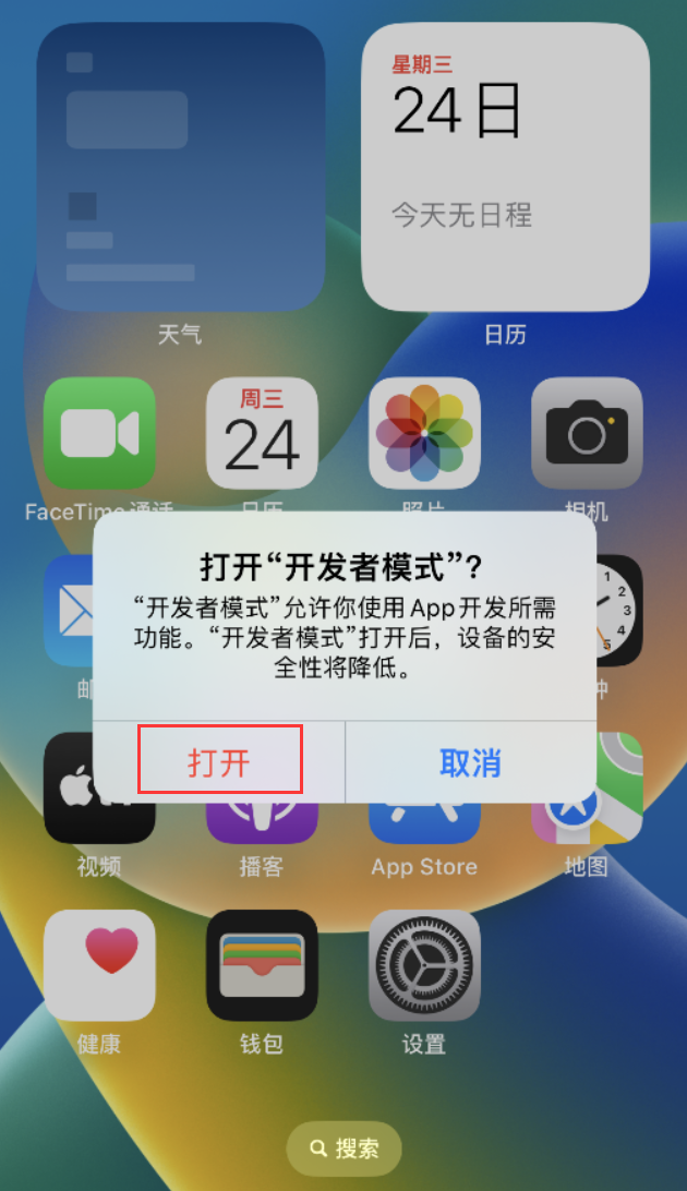 辰溪苹果手机维修分享如何打开开发者模式 