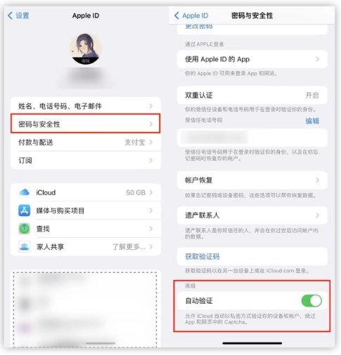 辰溪苹果手机维修分享iOS 16 自动验证功能开启方法 