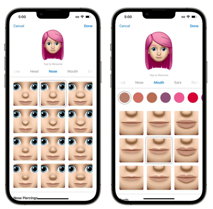 辰溪苹果手机维修分享​iOS 16中的拟我表情有了哪些变化和升级 