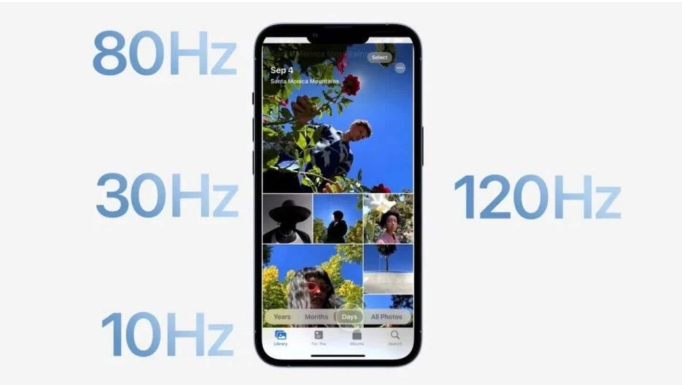 辰溪苹果14维修分享iPhone 14有高刷吗 