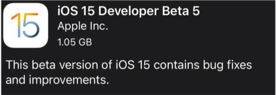 辰溪苹果手机维修分享如何升级到iOS15.0 beta5 