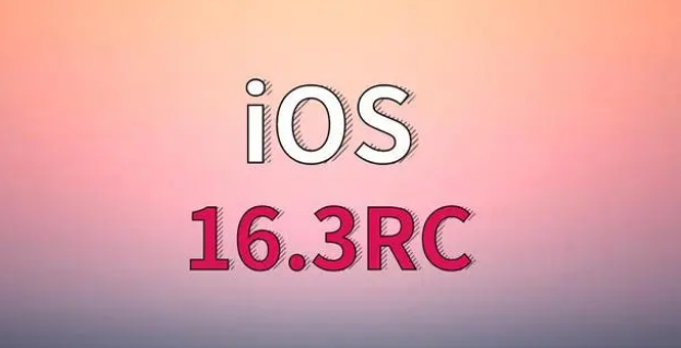 辰溪苹果手机维修分享iOS 16.3 RC版升级_iOS 16.3 RC版一键刷机教程 